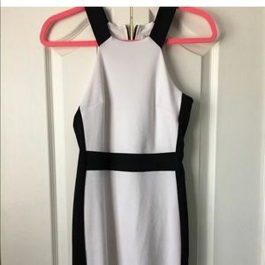 Guess White Black Short Dress Size XS NWOT